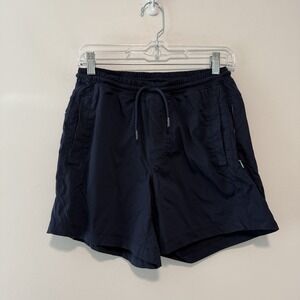 Birddogs Navy Blue Lined Swim Shorts Swimming Trunks Size Small Short